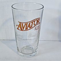 Aviator Ales Beer Pint Glass 16oz 5 7/8&quot; Tall - £11.75 GBP