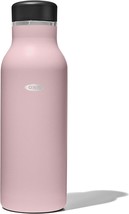 OXO Insulated Water Bottle with Standard Lid, 16 oz, Rose Quartz - £13.29 GBP