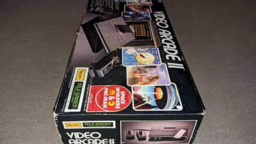 Sears Video Arcade II(2)on Box w/ wico  Controllers & 20 Games  Tested To Work  - $267.29