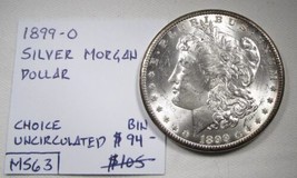 1899-O Silver Morgan Dollar CH UNC Coin AN532 - £73.23 GBP
