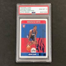2017-18 Nba Hoops #289 Jawun Evans Signed Card Auto 10 Psa Slabbed Rc Clippers - £35.13 GBP