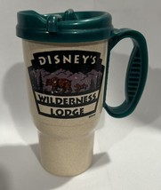 Vintage Disney World Wilderness Lodge Resort Refillable Mug With Lid - £10.90 GBP