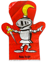 Oscar Mayer Noble Knight Vintage toy Hand Puppet Rare 1966 - $4.95