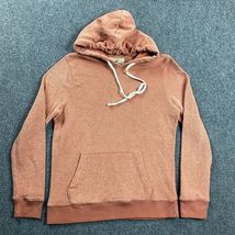 Hollister Hoodie Adults Small Orange Pullover Drawstring Fleece Polyeste... - $365.38 MXN