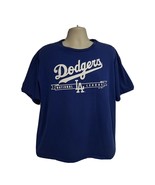 Los Angeles LA Dodgers Baseball MLB Majestic Blue Graphic T-Shirt XL Str... - £23.34 GBP