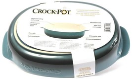 1 Ct Crock Pot Artisan Stone Ware Bake Pan Perfect Baking & Serving Green Fade image 2