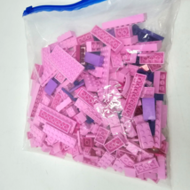 Lego Color Sorted Lot Pink Purple 14.1 oz Assorted Pieces Bricks - $19.54