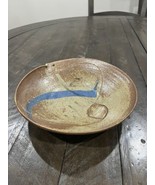 Art Studio Pottery Stick Incense Holder Bowl Mid Century Signed Stamped - $29.69