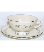 EXQUISITE LENOX CHINA BROOKDALE FOOTED CUP &amp; SAUCER - $20.33 CAD