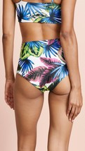 L*Space Swim Electric Palm Portia High Waist Classic Cut Bikini Bottom (S) Nwt - £78.30 GBP