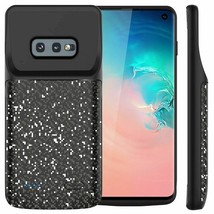 4700mAh Rechargeable Battery Power Case Cover for Samsung S10 BLACK - $21.46