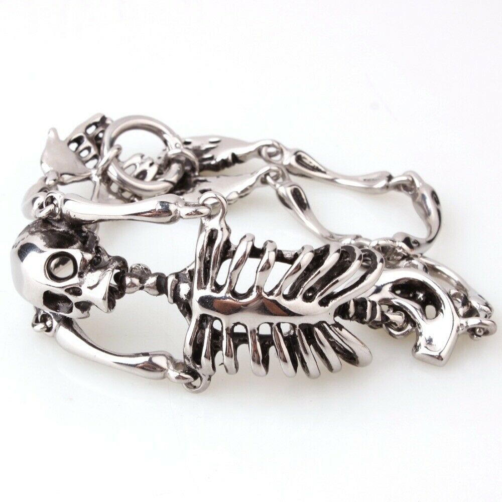 Elliz Clothing Stainless Steel Skeleton Bracelet Item image 4