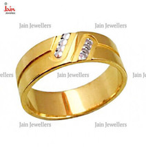 22 Kt Real Solid Yellow Gold Women&#39;s Engagement Wedding Band Ring Wide 7 MM - £799.33 GBP+