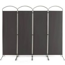 Costway 6.2Ft Folding 4-Panel Room Divider for Home Office Living Room -... - $116.83