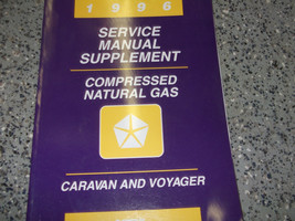 1996 96 Dodge Caravan Mini Van Service Shop Repair Manual Supplement Cng - $11.97