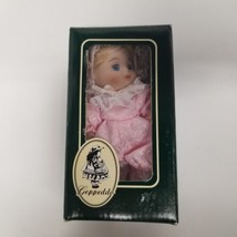 Vintage Geppeddo 6&quot; Baby Doll, Pink Dress, New Old Stock w/ Box - $14.80