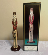 Vintage World Bazaar Inc 1994 Old World Figurine On Wood  St Nicholas An... - $15.83