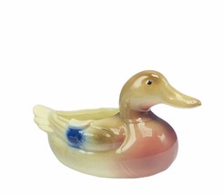 Royal Copley Mallard duck bird creamer bowl candy nut dish figurine vtg ceramic - £23.42 GBP