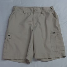 Under armour 32 x 10&quot; Khaki Ripstop 1211434 Outdoor Cargo Shorts - £20.61 GBP