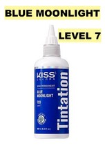 Kiss Tintation Semi-Permanent Hair Color 5 Fl Oz Blue Moonlight T223 Level: 7 - £4.45 GBP