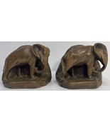 Pair of Elephant Bookends 5-1/2&quot; Tall - £38.61 GBP