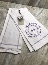 ShipN24Hours-New Stitch/Weft 2 Pack. “Family” Kitchen Towels 100%Cotton.... - £14.70 GBP