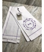 ShipN24Hours-New Stitch/Weft 2 Pack. “Family” Kitchen Towels 100%Cotton.... - £14.63 GBP