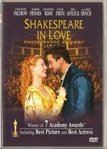Shakespeare In Love Joseph Fiennes Gwyneth Paltrow Geoffrey Rush R2 Dvd - £8.75 GBP