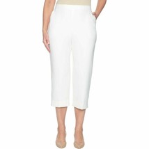 Alfred Dunner Capri Pants WHITE Size 14, 16 NWT - £20.45 GBP