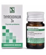Dr Willmar Schwabe India Homoeopathic Thyroidinum Tablets 20gm  - £11.16 GBP