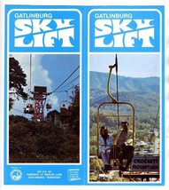 Gatlinburg Ski Lift Brochure Gatlinburg Tennessee Crockett Mountain  - £13.92 GBP