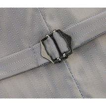 Men's Renoir Suit Vest V-neck Adjustable Strap 5Button 2Pockets 201-19 Navy image 5