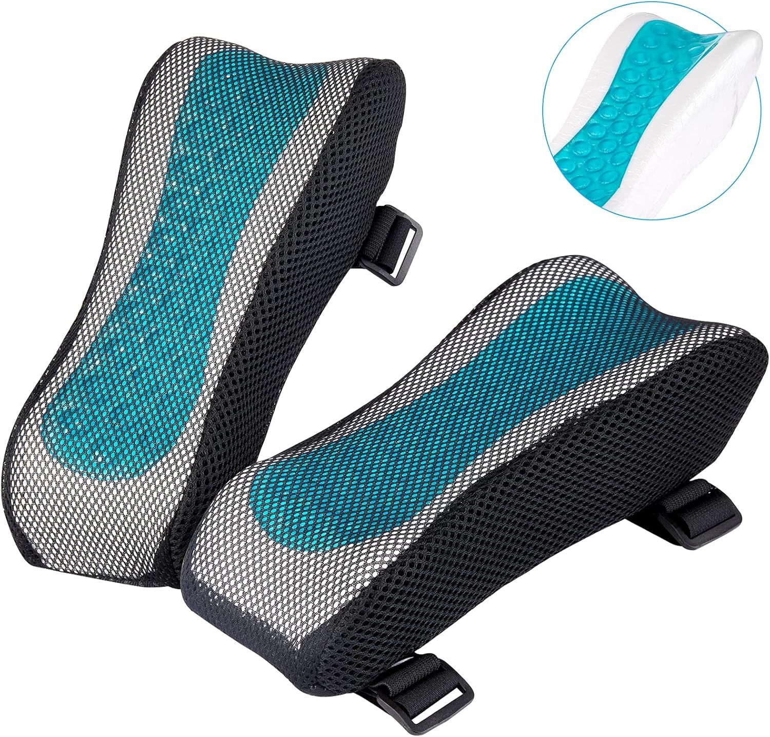 Beautrip Ergonomic Armrest Pads- Office Chair Arm Rest, Set Of 2, Mesh C... - $41.92