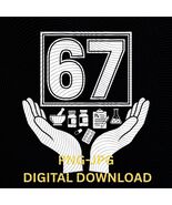Funny Six Seven 67 Meme Gen Alpha Slang 6-7 Viral Hands gift for the pha... - $3.95