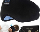 Sleep Headphones Bluetooth 5.2 Headband Sleeping Eye Mask For Women Men ... - $42.99