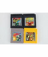 Vtg Nintendo GameBoy Lot 4 Elmos ABCs Donkey Kong Land 2 F1 Racing Frogg... - $1,092.66 MXN