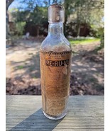 Vintage PE-RU-NA Elixer Bottle W/ Partial Label  - $3,630.60 MXN