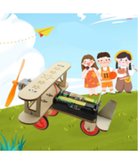 Wooden DIY Airplane Kids Puzzles Helicopter School Projects Experiment K... - $285.92 MXN