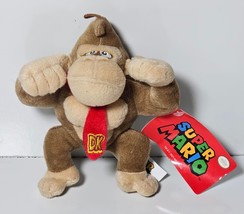 Donkey Kong Super Mario 7&quot; Plush Doll Stuffed Animal Toy 2021 Nintendo New NWT - £8.11 GBP