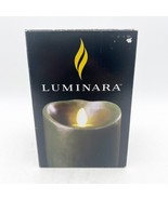 luminara flameless candles green 3.5 X 5” Pine Scent With Timer - £23.53 GBP