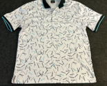 Greg Norman Tasso Elba Play Dry Polo Golf Shirt Men&#39;s Large White Golf Tees - £12.00 GBP