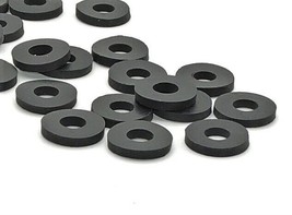 5/16&quot; ID x 3/4&quot; OD x 1/8&quot; Rubber Flat Washers   Spacers  12 Pieces per Package - £8.15 GBP