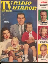 TV Radio Mirror 6/1956-Jack Barry-George Gobel-Bob Hope-Mitzi Gaynor-VG/FN - £48.73 GBP