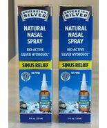 Sovereign Silver Natural Nasal Spray Sinus Relief 10 PPM (2) 2oz Each Ex... - $360.13 MXN