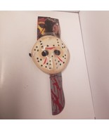 Friday the 13th Jason Voorhees Mask &amp; Machete Costume Accessory Set, Rub... - £23.62 GBP