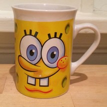 SpongeBob SquarePants Two Faced Ceramic Coffee Mug Cup 2013 Viacom - $11.88