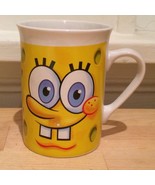 SpongeBob SquarePants Two Faced Ceramic Coffee Mug Cup 2013 Viacom - £9.30 GBP