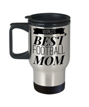 Worlds Best Football Mom - Funny Mom Travel Mug 14oz - Mothers Day Gifts, Mum Bi - £18.17 GBP