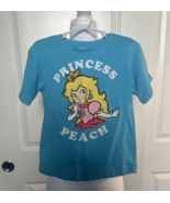Nintendo Super Mario Princess Peach Top T-Shirt Girls Size Small 6, Pre-... - $12.92 CAD