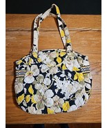 Vera Bradley Retired DOGWOOD Glenna Satchel Bag Handbag Purse Gold Yello... - $23.71